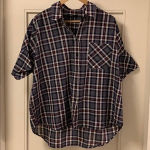 Madewell 100% cotton short-sleeved shirt